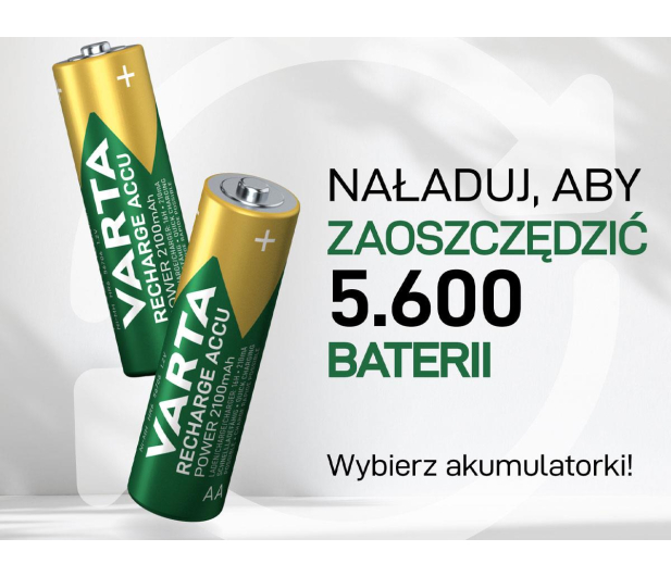 Varta Recharge Accu Power  AA 2100mAh (4 szt.) - 1456596 - zdjęcie 5